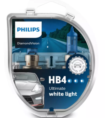 Philips HB4/9006 12V 55W Diamond Vision 5000Κ 2τμχ