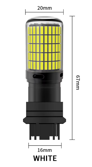Λάμπες LED Canbus T25 μονοπολικη-2τμχ σε χρωμα Λευκο