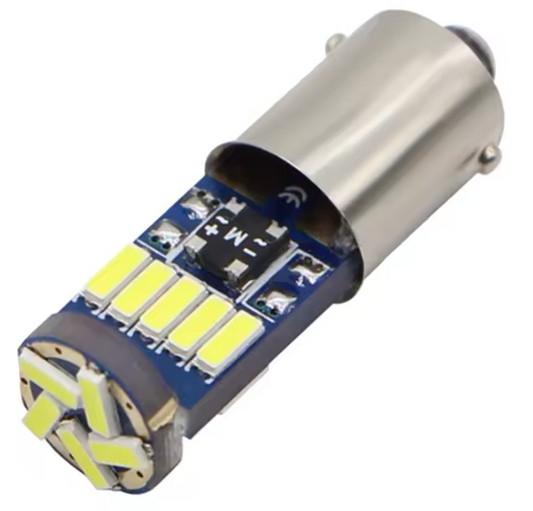 Λάμπα LED T10 BA9S T11 H6W CANBUS– 8W /300Lm/ΛΕΥΚΟ 6000K 1τμχ