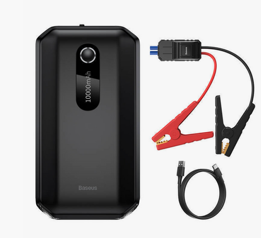 Εκκινητής Μπαταρίας Αυτοκινήτου Baseus Super Energy Air – 1000A με Powerbank && Φακό