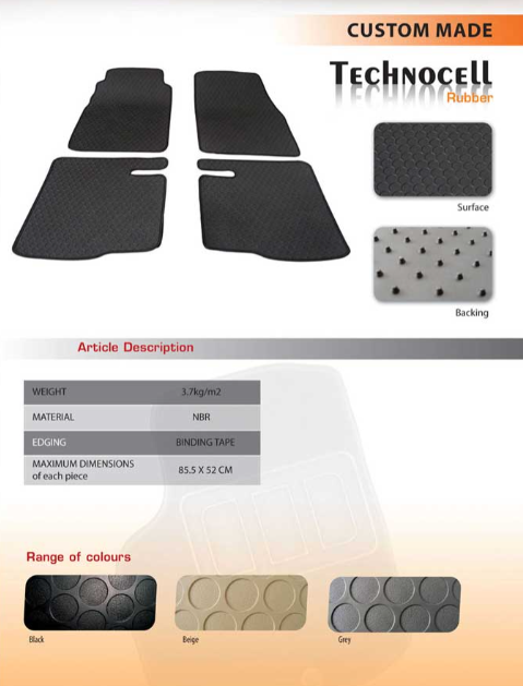 Ανθεκτικά Πατάκια Λάστιχο Technosell με Αντιολισθητική Βάση – Για Όλες τις Μάρκες Ανθεκτικά Πατάκια Λάστιχο Technosell με Αντιολισθητική Βάση – Για Όλες τις Μάρκες