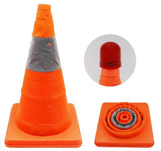 Πτυσσόμενος οδικός κώνος σήμανσης