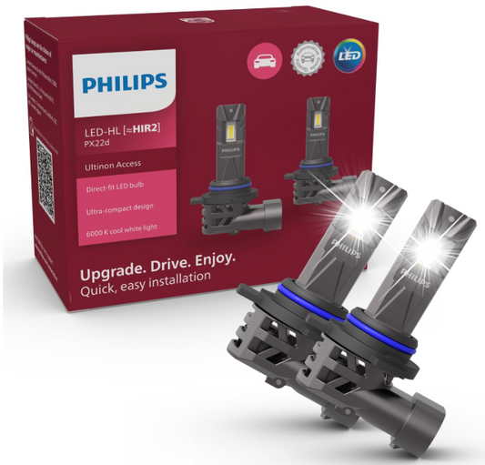 Philips Λάμπες Αυτοκινήτου Ultinon Access HIR2-9012 LED 6000K/20W=2τμχ