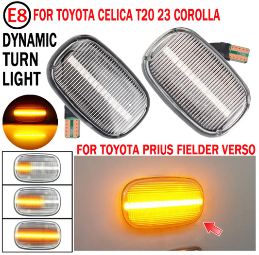 Φλας Led Dynamic για TOYOTA-LEXUS- 2 Τμχ CRYSTAL