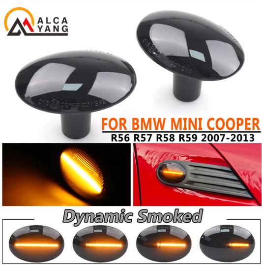 Φλας Led Dynamic για MINI R56/R57/R58/R59- 2 Τμχ SMOKED