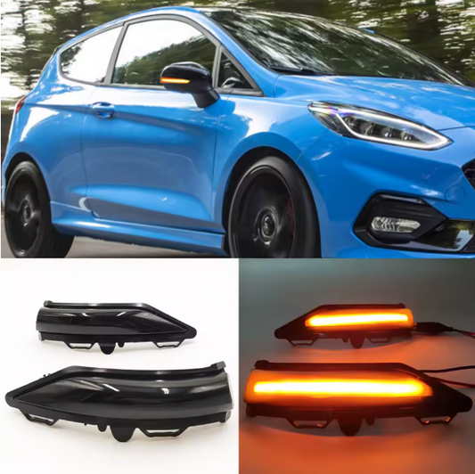 Φλας Dynamic Led για FORD FIESTA MK8 /FORD PUMA MK2-2τμχ SMOKED