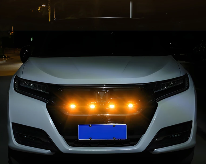 LED Φώτα Γρίλιας Αυτοκινήτου DRL- 12V – Universal, Πορτοκαλί , Αδιάβροχα, 4 Τμχ LED Φώτα Γρίλιας Αυτοκινήτου DRL- 12V – Universal, Πορτοκαλί , Αδιάβροχα, 4 Τμχ