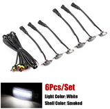 LED Φώτα Γρίλιας Αυτοκινήτου DRL- 12V – Universal, Λευκο , Αδιάβροχα, 6 Τμχ LED Φώτα Γρίλιας Αυτοκινήτου DRL- 12V – Universal, Λευκο , Αδιάβροχα, 6 Τμχ