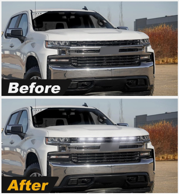 LED Φώτα Γρίλιας Αυτοκινήτου DRL- 12V – Universal, Λευκο , Αδιάβροχα, 6 Τμχ LED Φώτα Γρίλιας Αυτοκινήτου DRL- 12V – Universal, Λευκο , Αδιάβροχα, 6 Τμχ