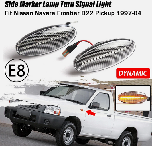 Φλας Led Dynamic για NISSAN- 2 Τμχ CRYSTAL