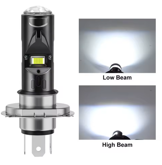 LED Λάμπα Μοτοσυκλέτας H4 - 20000LM – Λευκό Φως 6500K (Plug & Play)