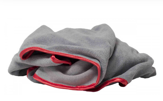 CARTEC Microfiber Cloth Grey-Red 50x50cm 420GSM – Επαγγελματικό Πανί Μικροϊνών Detailing