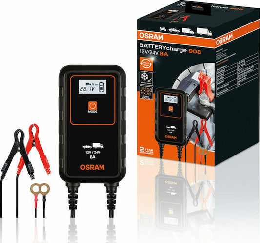 Osram Φορτιστής Μπαταρίας Αυτοκινήτου 12/24V