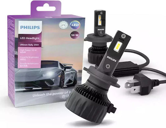 Philips Ultinon Rally 3551 LED Canbus H7-Max Power 100W/9000LM/6500K