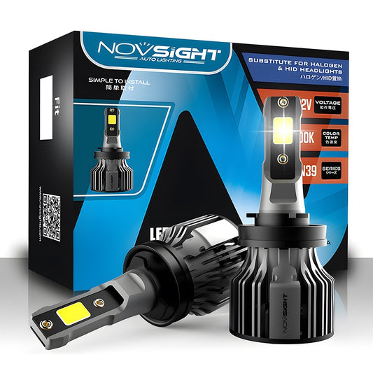 NOVSIGHT LED H7 12V/24V-72W/10000LM/6000K