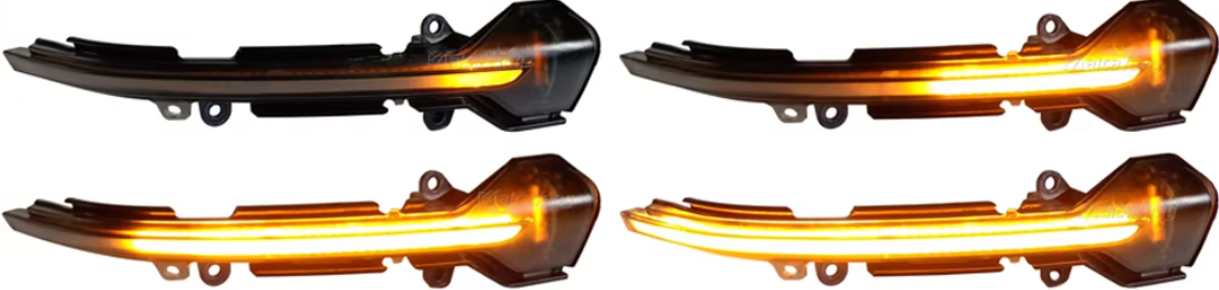 Φλας Dynamic Led για SEAT LEON MK3/IBIZA MK5 -2τμχ SMOKED