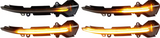 Φλας Dynamic Led για SEAT LEON MK3/IBIZA MK5 -2τμχ SMOKED