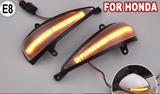 Φλας LED Dynamic για Honda FN 2τμχ ΔΙΑΦΑΝΟ