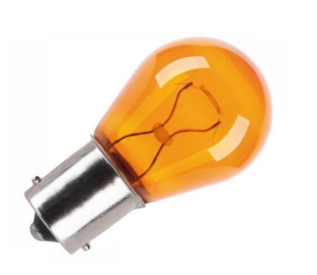 NORMA Λάμπα 12V 21W καρυδάκι πορτοκαλί ίσια ακίδα BA15s