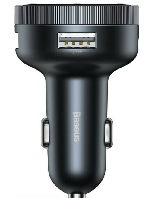 Baseus Fm Transmitter Αυτοκινήτου με Bluetooth/AUX/USB/MicroSD Γρήγορης Φόρτισης