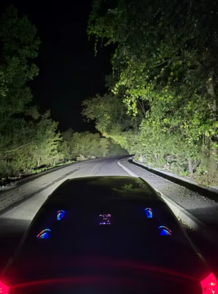 Προβολέας 8D- 18εκ 6000K/18W για αυτοκίνητα/off road/φορτηγά 1τμχ
