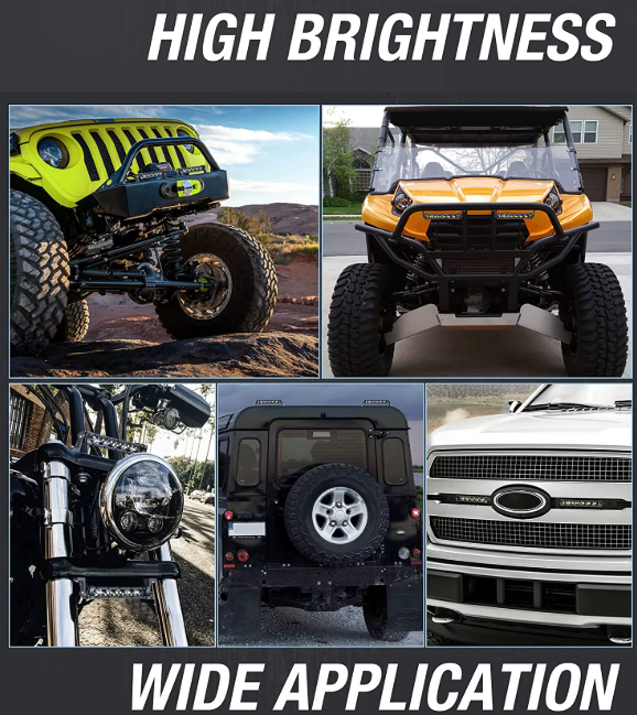 Προβολέας 8D- 18εκ 3000K/18W για αυτοκίνητα/off road/φορτηγά 1τμχ