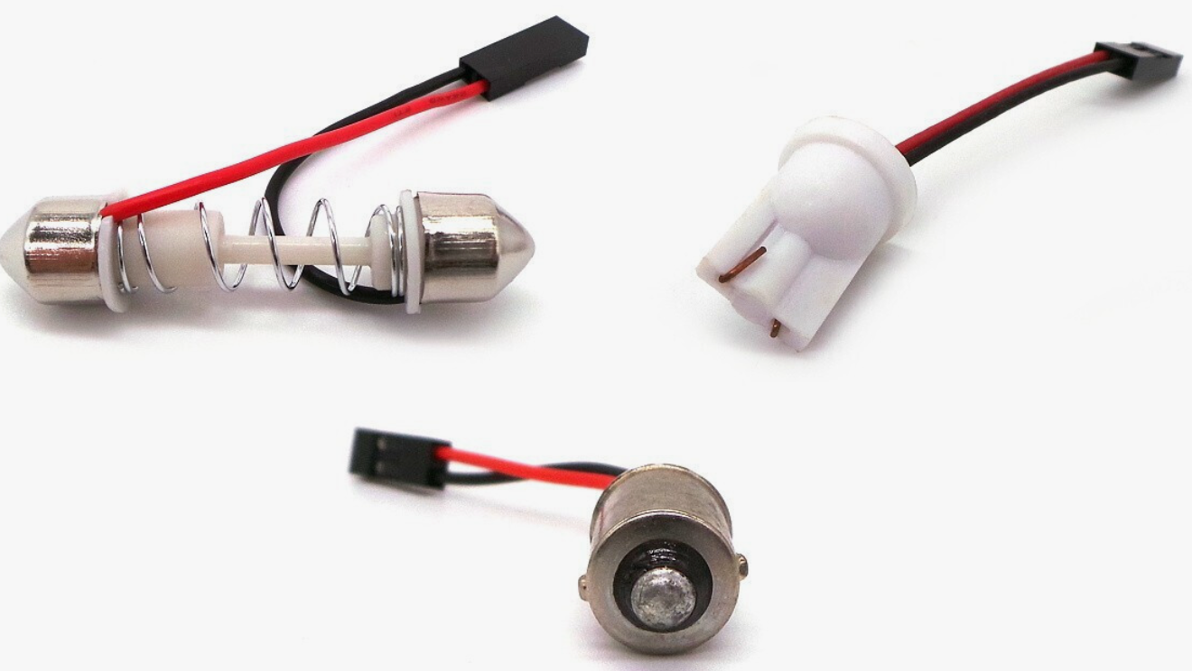 LED Φωτιστικο Εσωτερικού Χώρου Αυτοκινήτου 48 LEDs -T10/Ba9s/Festoon adapters