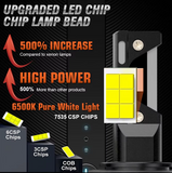 Dualvision H7 LED Λαμπες Canbus για FORD/VW/AUDI/BMW/MERCEDES -300W/30000LM/6500K