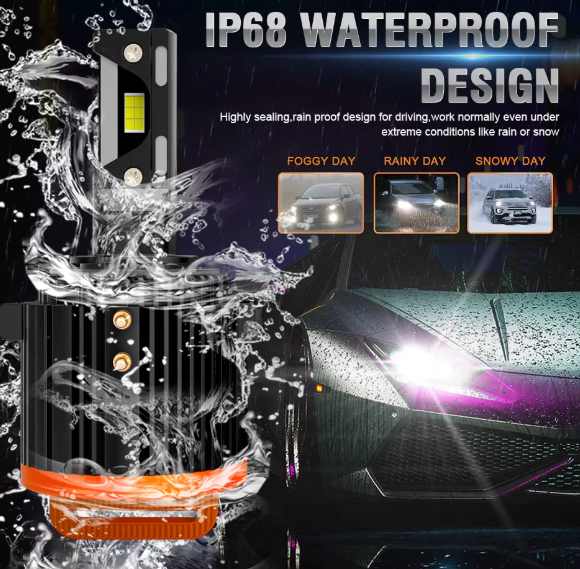 Dualvision H15 LED Λάμπες Canbus για FORD/VW/AUDI/MERCEDES/BMW -300W/30000LM/6500K