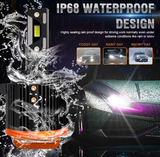 Dualvision H15 LED Λάμπες Canbus για FORD/VW/AUDI/MERCEDES/BMW -300W/30000LM/6500K
