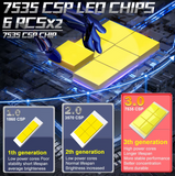 Dualvision 9012 led λαμπες 10.000Lm/6000K