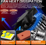 Dualvision 9012 led λαμπες 10.000Lm/6000K