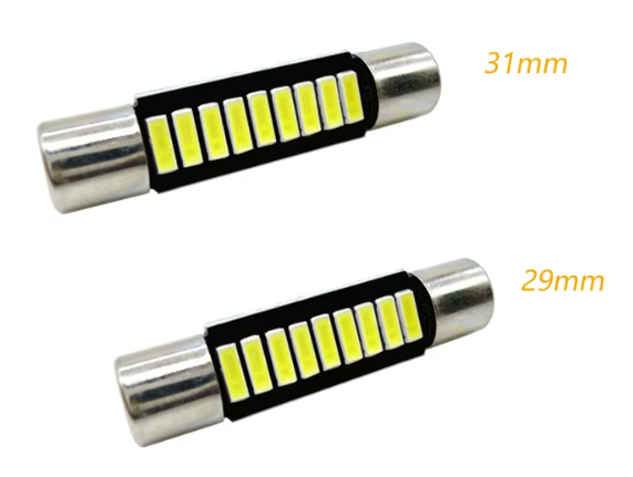 Λαμπα Led τύπου Festoon mini 31mm C5W-1W/6000K-1τμχ