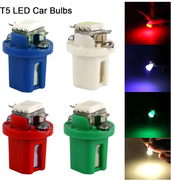 Λαμπα Led τύπου T5 B8.5D Μπλε -0.2W-1τμχ