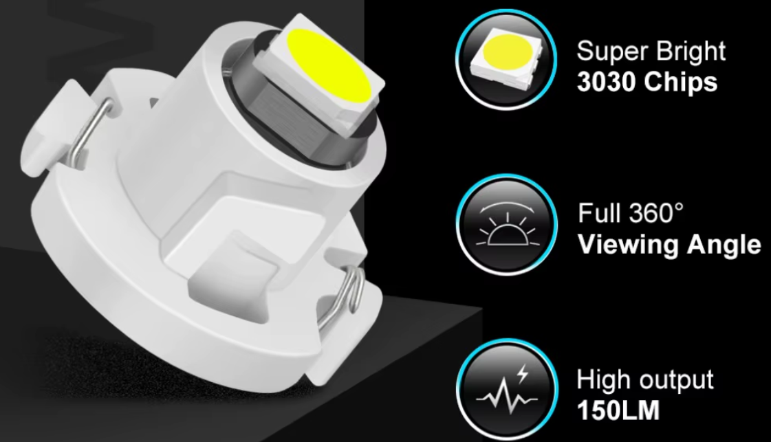 Λαμπα Led T4.7 Πρασινο -0.5W-1τμχ