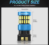 Λαμπες MAXGTRS LED PW24W/PWY21W Canbus 6000K-2τμχ