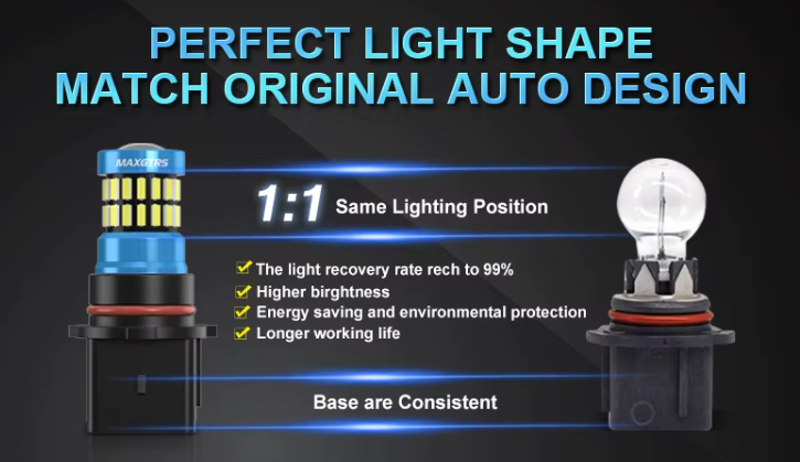 Λαμπες MAXGTRS LED P13W (SH24W, PSX26W) Canbus 6000K-2τμχ