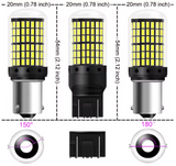 Λάμπες  LED Canbus BA15S-2τμχ σε χρωμα ΚΟΚΚΙΝΟ