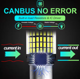 Λάμπες  LED Canbus BA15S-2τμχ σε χρωμα ΚΟΚΚΙΝΟ