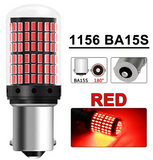 Λάμπες  LED Canbus BA15S-2τμχ σε χρωμα ΚΟΚΚΙΝΟ