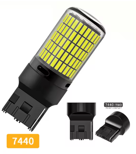 Λάμπες  LED Canbus T20 μονοπολικη-2τμχ σε χρωμα ΠΟΡΤΟΚΑΛΙ