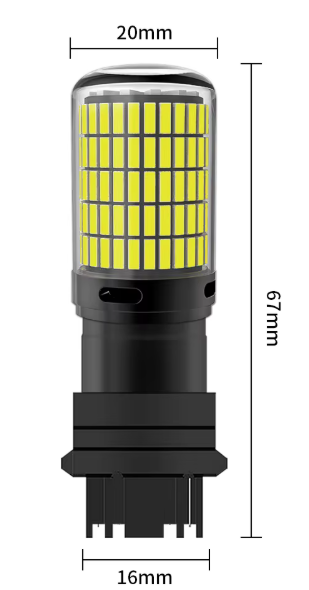 Λάμπες  LED Canbus T25 μονοπολικη -2τμχ σε χρωμα ΠΟΡΤΟΚΑΛΙ