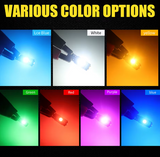 Λάμπα LED T5 (W3W W2.1W) CANBUS– 6W /100Lm/ΠΟΡΤΟΚΑΛΙ 1τμχ