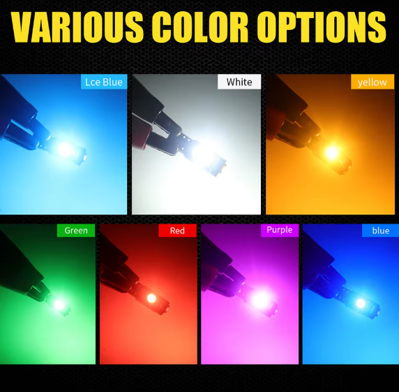 Λάμπα LED T5 (W3W W2.1W) CANBUS– 6W /100Lm/ΠΡΑΣΙΝΟ 1τμχ