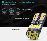 Λάμπα LED T10 CANBUS– 6W /300Lm/ΚΟΚΚΙΝΟ 1τμχ