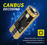 Λάμπα LED T10 CANBUS– 2.5W /450Lm/ΛΕΥΚΟ 6000K 2τμχ