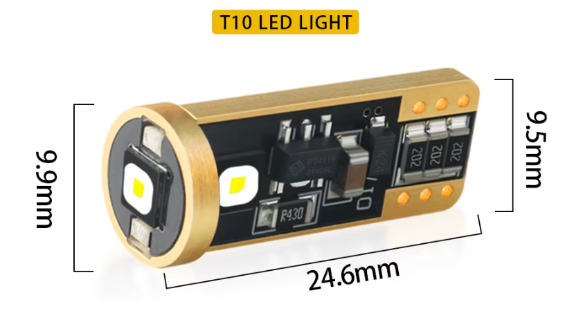 Λάμπα LED T10 CANBUS– 2.5W /450Lm/ΛΕΥΚΟ 6000K 2τμχ