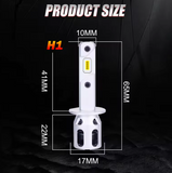 Λάμπες LED H1 CANBUS– 4500Lm/ΛΕΥΚΟ 6000K 2τμχ
