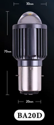 Λάμπα LED ΜοτοσυκλέταςBA2OD | Hi/Lo Beam | 1000LM | 6500K 1τμχ