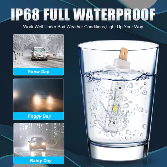 H1 LED Λάμπες Αυτοκινήτου 12000lm/6500k/60W- Υψηλή Φωτεινότητα, Μακροχρόνια Απόδοση & Εύκολη Εγκατάσταση-2τμχ